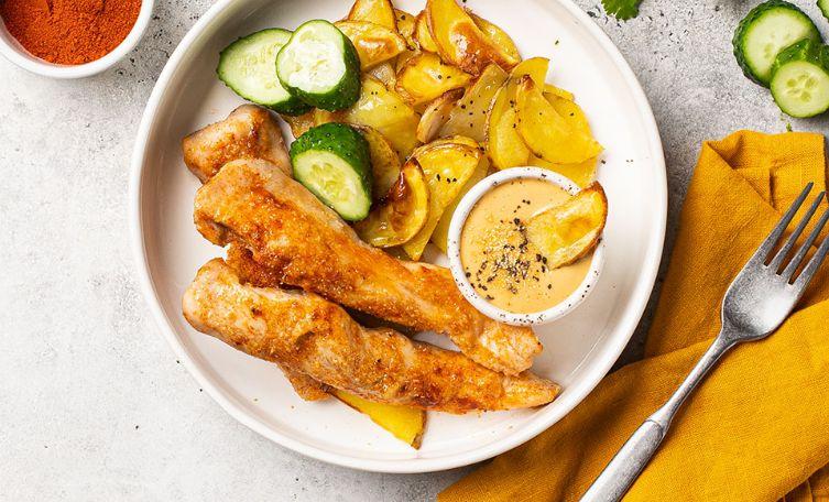 Вкусна вечеря от 3 съставки за половин час: Пилешки гърди със сос Цезар