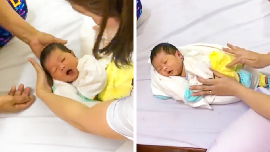 Медсестра от Виетнам разкри тайната как да приспим бебе си за секунди ВИДЕО