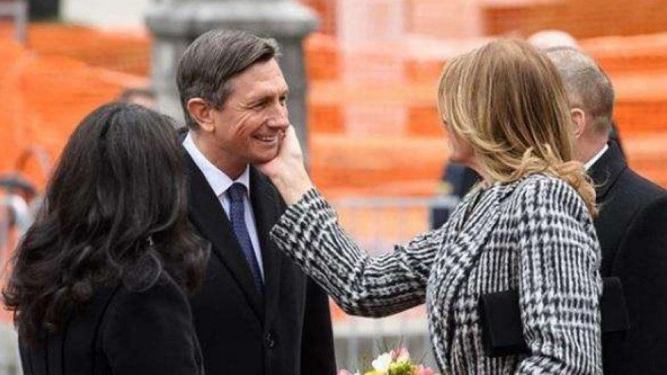 Куриоз: Деси Радева нацелува словенския президент пред жена му, а после... (СНИМКИ/ВИДЕО)