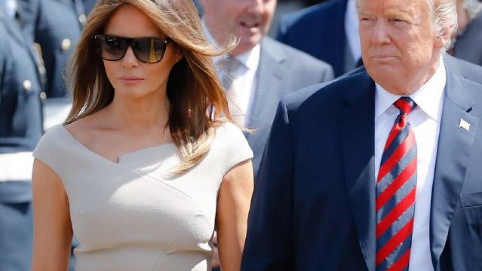 Стана ясно защо Мелания Тръмп непрекъснато носи слънчеви очила (СНИМКИ)